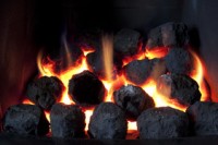 gas fire